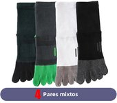 1/4 Pairs Sport Toe Socks Man Compression Cotton Sweat-Absorbing Young Anti-Bacterial Breathable Warm Five Finger Short Socks
