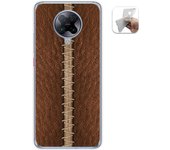 Tumundosmartphone Funda Gel Tpu para Xiaomi POCO F2 Pro diseño Cuero 01 Dibujos