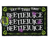 Felpudo Tapete Suelo Entrada Beetlejuice Timk Burton 60x40cm