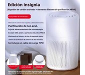 Household high-efficiency filter air purifier, can put aromatherapy tablets, office, living room and bedroom in addition to odor