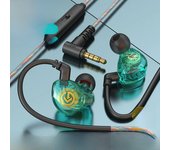 3.5mm/Type-C Wired Monitor Earphones L Plug Low Latency Competitive Gaming Headphones HIFI Stereo Sports Headset For Ios Android