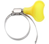 5Pcs Stainless Steel  Handle Hose Clamp Circular Air water Pipe Fuel Hose Clips of Water Pipe Fasteners Clamps