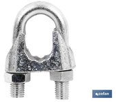 Sujetacables din-741 zincado m-22   caja 10 unid.