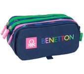 Portatodo Triple Big Benetton "Damero" 21,5X10X8Cm (Safta 812550710)
