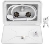 RV Exterior Shower Box Kit Outdoor Washing Kit With Lock For Boat Yacht Camper Motorhome