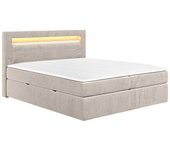 Cama continental Beloit 111 , Muebles.es, Tapiz, LED, 212 x 187 x 116cm