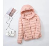 Plus Size Thin Light Down Jacket Women 2023 Autumn Winter Slim Short Hooded Warm White Duck Down Coat Women Outerwear Streetwear