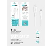 ANSTY Cable de Datos Tipo Lightning,TIPO C Carga Rápida 2.4A – 1 Metro de Longitud, Model ( Z-12)