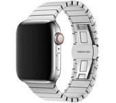 For Apple Watch Band 46 42 44 45 49MM Stainless Steel Strap Man Business Metal Bracelet For iWatch 10 9 8 4 5 SE Ultra Watchband
