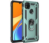Shockproof Armor For Xiaomi Redmi 9 9T 9A 9C NFC Case Phone Case for Redmi Note9 Pro Ring Stand Bumper Silicone Phone Back Cover