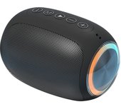Caja de música con altavoz Bluetooth, caja Bluetooth portátil negra
