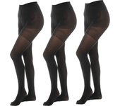 Jolie Folie-Pack-3 Panties Push up 50 Den MICRO para Mujer