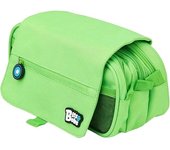 Estuche Escolar Verde ment. Tres Compartimentos con Solapa bits&Bobs 23x10x10cm ,Organizar tu Material Escolar