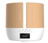 Cecotec 5647 PureAroma 550 Connected White Woody. Difusor de aromas 500ml Pantalla LED Altavoz Control por bluetooth App Temporizador 12h 3 Modos de funcionamiento Cobertura 30m2