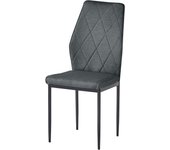 Pack 2 Sillas de Salón Comedor Marengo Cotemporáneo Color Gris Ceniza