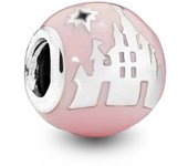NEW Europeans Pink Original Charms Love Potion Murano Glass Heart Dangle Bead Fit 925 Sterling Silver Bracelet DIY Women Jewelry