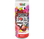 (VINUT)  PACK 3X POPPING BOBA BUBBLE TEA SABOR LICHI 320ML