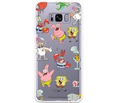 Funda original compatible con Samsung Galaxy S8 - Bob Esponja Multipersonaje
