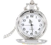 Vintage Hollow Pocket Watch Simplicity Flower Pattern Alloy Quartz Pendant Watch Necklace For Women Gathering Clock Gifts