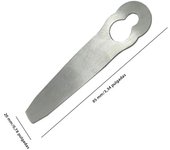 1Pc Grass Trimmer Blade Garden Lawn Mower Replacement Blade for Ferrex Aldi Poly Cut 2-2 FSA 45 for Home Garden Tool Accessories