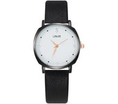 Moda diamantes damas reloj relojes de las mujeres correa de cuero modelos reloj de pulsera