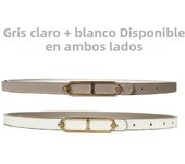 Casual Basic Porous Adjustable Double Sided Use Thin Belts For Women
