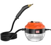 2500W Limpiadora a vapor portátil, esterilización a alta temperatura para aire acondicionado, cocina, campana extractora, coche, baño, lechada y azulejos.