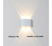 Led Wall Lamp outdoor Stair Light Fixture Bedside Loft Living Room Up Down Home Hallway Lampada 2W 4W 6W 8W 10W 12W Wall Sconces