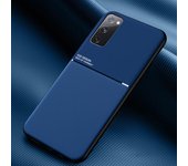 Leather Texture Magnet Case For Samsung Galaxy S24 S23 S22 S21 S20 FE S10 E S9 S8 Plus Note 8 9 10 20 Ultra Car Magnetic Cover