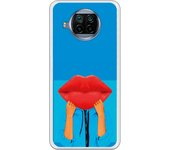 Funda compatible con Xiaomi Mi 10T Lite - Beso fondo Azul