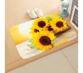 Sunflower Entrance Welcome Door Mat Flowers Bedroom Bedside Decor Carpet Non-slip Bathroom Kitchen Foot Rugs for Indoor Home