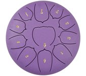 6 Inch Steel Tongue Drum 11 Notes Handpan Drum with Drum Mallet Finger Picks Percussion for Meditation Yoga 10 Colors