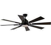Ventilador de techo XTRELAMP PHILADELPHIA Motor Dc  6v NEGRO 18W Mando incluido