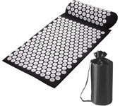 Acupressure Pillow With Storage Bag For Neck Back Foot Massage Pads Acupressure Mat Pillow Set Improves Bloods Circulation Mat