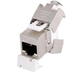 Conector Keystone RJ45 Cat.6A FTP hembra tool-less 180º