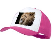 MERCHANDMANIA GORRA COLOR leon majestuoso salvaje selva savana feroz fiera color cap