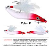 1pc Artificial Simulation Leech Sequin Lure, Sinking Metal Bionic Spoon Spinner Bait With Feather Hook, Fishing Accessories