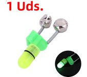 Night Fishing Rod Bite Bait Alarm Light  LED Sea Pole Alarm Twin Bells Clip Alerter Offshore Angling Ring Fishing Lures Accessor