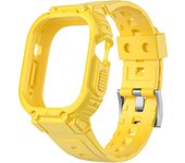 New Compatible with Apple Watch Band 40mm 45mm 49mm Bumper Case,  Rugged Men Bands for Apple Watch SE and iWatch Series 9 87654
