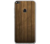 Tumundosmartphone Funda Gel Tpu para Huawei P8 Lite 2017 Diseño Madera Dibujos