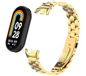 Strap for Mi Band 8 Bracelet Metal Wristbands for Xiaomi Mi Smart Band 8 Watch Stainless Steel Miband 8 Replacement Accessories