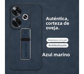Luxury Sheepskin Magnetic Leather Holder Case for Xiaomi 13 13T 14 Pro Poco X6 X5 M6 F5 Pro F4 F3 C65 Protect Stand Back Cover f