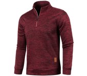 Men Sweatshirts Spring Thicker Pullover Half Zipper Pullover for Male Hoody Outdoor Sweatshir Autumn Solid Color Turtleneck Swea