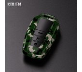ABS Carbon Fiber Car Key Case Cover Shell For Toyota Prius Camry Corolla CHR C-HR RAV4 Land Cruiser Prado Protector Accessories