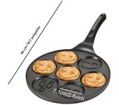 7/4 Cup Pancake Pan Egg Omelet Crepe Frying Pan Non-stick Griddle Pancake Maker Holes Cooking Mini Breakfast Maker Kitchen Pots