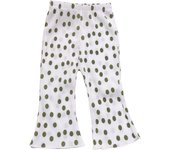Elegant Playful Girls Floral Polka Dot Flared Pants Summer Autumn Outdoor Casual Bottoms Children Kids Cartoon Fashion Capris
