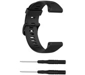 Bracelet compatible for Garmin Forerunner 945/935/Fenix ​​5, silicone watch strap, replacement strap for 22 mm width, soft, durable sports strap