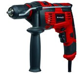 Taladro Percutor Einhell TC-ID 720/1 E - Perforación/taladrado Percusión - Portabrocas Liberación Rápida 13 Mm - Electrónica Velocidad - Rotación Derecha E Izquierda - Empuñadura Adicional