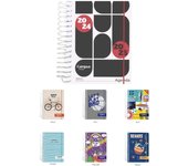 AGENDA ESCOLAR TAMAÑO A6+ CAMPUS COLLEGE ORIGINAL. Agenda escolar planificadores anuales de tapa polipropileno. ENVIO ALEATORIO  Cubiertas impresas a todo color. Formato A6+(ES MAS CHICO QUE A5).  80 g. 320 Páginas. Día página.