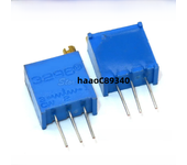 10Pcs/lot 3296W series 3296W 103 10K ohm Top regulation Multiturn Trimmer Potentiometer 1K 2K 5K 20K 50K 100K 200K 3296W-1-103LF